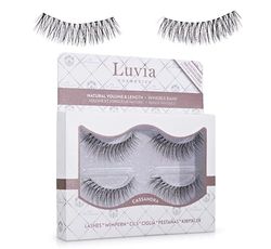 Ciglia artificiali look naturale con colla per ciglia - Luvia Cosmetics - Vegan Lashes Duo - Cassandra