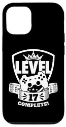 Custodia per iPhone 14 Livello 17 Completo Per L'17° Compleanno 17 Anni Gamer