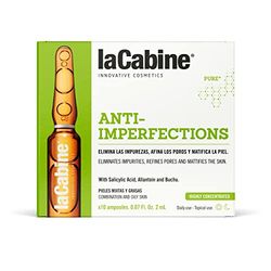 La Cabine Ampolas anti-imperfeições MAPD-01784 tratamento anti-acne com ácido salicílico esfoliação e matador para pele oleosa, 10 x 2 ml