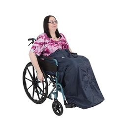Homecraft Wheelchair Standard Cosy, Zip Blanket, Fleece Lined Warm and Comfortable Wheelchair, Mobility Scooter and Electric Scooter Blanket