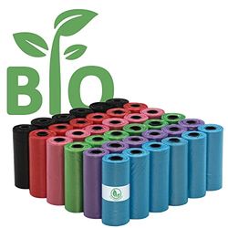 Masco-Time - Bolsas para caca de perro extra fuertes y a prueba de fugas, sin olor, bolsas para excrementos de perro tamaño 30 x 22 cm (Biodegradables, 540 unidades)