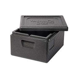 Thermo Future Box GN 1/2 termobox-kylbox, transportlåda varmhållningsbox och isoleringslåda med lock, 15 liters termolåda, termolåda tillverkad av EPP (expanderad polypropen)