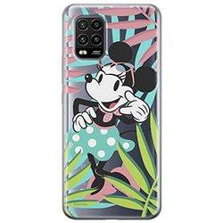 ERT GROUP mobiltelefonfodral för Xiaomi MI 10 LITE originalt och officiellt licensierat Disney mönster Minnie 040 optimalt anpassad till formen på mobiltelefonen, gedeeltelijk transparant