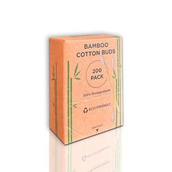 Bamboe biologisch afbreekbare katoenen knoppen