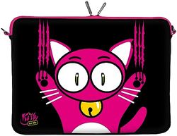Digittrade Kitty To Go Capa macia para portátil de 11,6", multicolorido