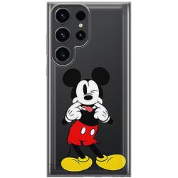 ERT GROUP etui na telefon Samsung S23 ULTRA, case oryginalny i oficjalnie licencjonowany przez Disney, wzór Mickey 053, optymalnie dopasowane, plecki z TPU częściowo przeźroczyste