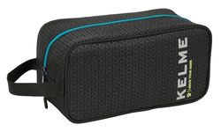 Safta Kelme Iron - Sac à Chaussures Moyen, Multi-usages, Trousse de Sport, extrascolaire, Football, Confortable et Polyvalent, 29 x 14 x 15 cm, Noir, M, Décontracté
