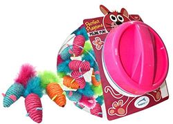 Happy Pet Products Limited Carnaval Mice Cat Toy Pot de présentation