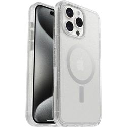 Otterbox Funda para iPhone 15 Pro Max Symmetry Clear para MagSafe, resistente a golpes y caídas, Funda Protectora fina, Testada 3x con los estándares Militares anticaídas, Stardust