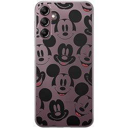 ERT GROUP etui na telefon Samsung A14 4G/5G, case oryginalny i oficjalnie licencjonowany przez Disney, wzór Mickey 018, optymalnie dopasowane, plecki z TPU częściowo przeźroczyste