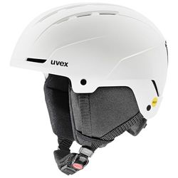 uvex Glance MIPS - Casco de esquí Robusto para Adultos - Ajuste de Talla individualizado - ventilación optimizada - White Matt - 54-58