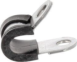Collar con hebilla deportada, 12 mm, diámetro de sujeción, juego de 6