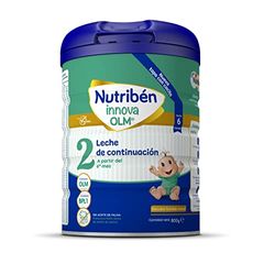 Nutribén Innova 2 - Leche de Fórmula en Polvo de Continuación | Bebé a Partir de los 6 Meses | sin Aceite de Palma | con Cacito Dosificador| Con OLM, BPL1 y DHA | 1 Bote de 800g