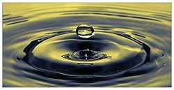 ArtPlaza Art Studio Drop Pannello Decorativo, Legno, Multicolore, 100x50 cm