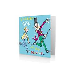 Roald Dahl RD010 Son Card, Multi Colour, 180x160mm