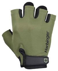 Harbinger Power 2.0 Tyngdlyftningshandskar, Unisex, Grön, Medium