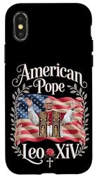 Papa Leone XIV Papa Americano Cristiano Cattolico Custodia per iPhone X/XS