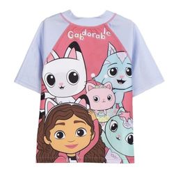 Gabby's Dollhouse Swim Shirt - Brand EAN: 8445484499292 - Size: 4 Years Pink