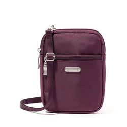 Baggallini Mini sac à bandoulière essentiel pour femme, mûre
