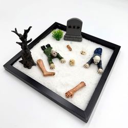 Mad Monkey Zombie Zen Jardín