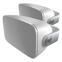 Bowers & Wilkins AM-1 - Altoparlante architettonico per monitor, resistente alle intemperie, per patio, giardino o piscina, tweeter a cupola in alluminio da 1", cono in fibra di vetro da 5", radiatore