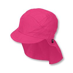 Sterntaler Uniseks pet met klep, nek, basic zonnehoed, magenta, 55