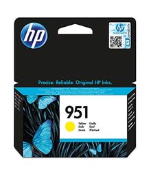 HP CN052AE 951 Cartouche d'encre Originale Jaune pour HP Officejet Pro 276dw, 8600, 8610, 8620, 251dw, 8100, Standard