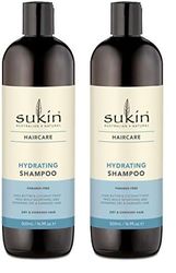 Sukin Natural Hydrating Shampoo, Coconut, 500 millilitre (Pack of 2)