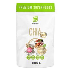 INTENSON Chia Seeds 1 kg, Nutrient-Dense Seeds for Salads, Yogurt & Smoothies, Rich in Omega 3