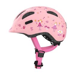 ABUS Smiley 2.0 Kinderhelm - Fietshelm voor Meisjes en Jongens - 77543 - Rosa, Maat M