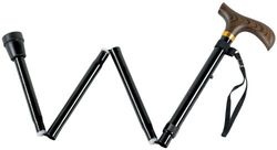 Homecraft Premium gekleurde vouwen lange wandelstok - rooster