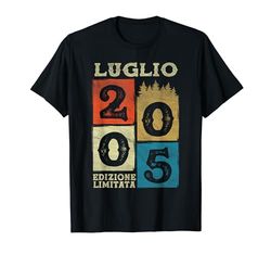 Luglio 2005 Vintage - Maglia 19 Compleanno Anni Uomo Donna Maglietta