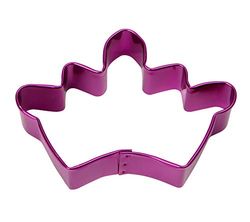Dexam Crown Cookie Cutter-Purple, Aluminium