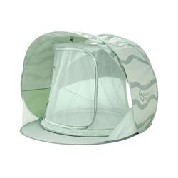 Babymoov Tente Anti-UV Bébé Rafraichissante Moov & Protect - Haute protection Anti-UV UPF 50+ - Système Pop Up - Grande Tente de plage - Moustiquaire à Maille Fine, Green Lagoon