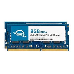 OWC 16,0 GB (2 x 8 GB) 2.666 MHz DDR4 PC4-21300 SO-DIMM Aggiornamento Memoria a 260 Pin, (OWC2666DDR4S16P), per iMac da 27 Pollici 2019-2020 (iMac19,1 iMac20,1 iMac20,2)