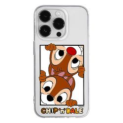 ERT GROUP mobile phone case for Iphone 14 PRO original and officially Licensed Disney pattern Chip & Dale 005 optimally adapted to the shape of the mobile phone, partially transparent