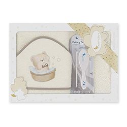 Interbaby P1178-05 Couche de Bain OSITO Baignoire Beige avec Set de Peignes Mixte