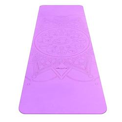 Soul Mates Yogamat, milieuvriendelijk, voor volwassenen, uniseks, paars, normaal