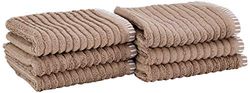 Heckett Lane Bath Guest Towel, Cotton Bamboo, Taupe, 30 x 50 cm, 6