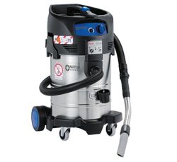 Nilfisk ATTIX 40-0M Type 22 37 L Sec&Humide 1400 W, Noir, Bleu, Acier Inoxydable