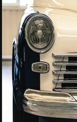 Mileage Tracker Notebook for Business or Personal Taxes/Expense Reporting - Vintage Car, 5" x 8" 100 pages