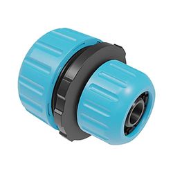 Cellfast Peça de reparação com redutor BASIC, acoplamento rápido, reparador, conexão de dois tubos, PC/ABS-plástico, 1/2" - 5/8" / 3/4", 51-110H