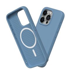 RhinoShield Case compatibel met [iPhone 15 Pro] | SolidSuit - MagSafe-compatibel - schokdempende en slanke beschermhoes met premium afwerking - 3,5 meter valbescherming - turquoise