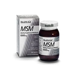 HealthAid MSM 1000mg - 90 Vegetarian Tablets