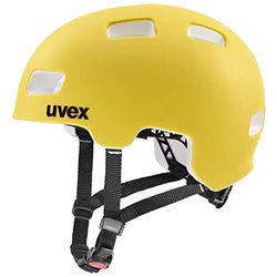 uvex hlmt 4 cc - lichte fietshelm voor kinderen - individueel verstelbare pasvorm - wasbare binnenvulling - sunbee matt - 55-58 cm