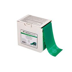 TheraBand weerstandsband, professionele fitnessband, verschillende kleuren, 45.5 m, groen