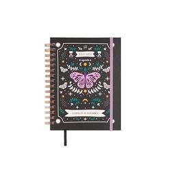 UO School Diary Trust Your Intuition Day Page: Starts in September 2024 and ends in August 2025, Hardcover, with 127 Stickers, Elastic Band and Record Tape, Black