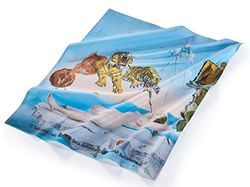 Musearta BT-SD-DF-V424321 Unisex Beach Towel with Dream Caused by The Flight of a Bee by Artist Salvador Dalí Cotton 120 x 150 cm