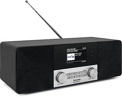 TechniSat DIGITRADIO 4 IR - Radio stéréo Internet (Dab+, FM, Streaming Audio Bluetooth, Prise Casque, AUXin, minuterie d'alarme, écran TFT, 20 Watts RMS, Haut-parleurs Elac, fabriqué en Allemagne)