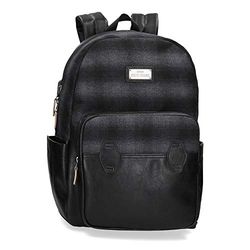 Pepe Jeans Scotch Laptop backpack Black 32x44x15 cms Polyester and PU 15,6" 21.12L
